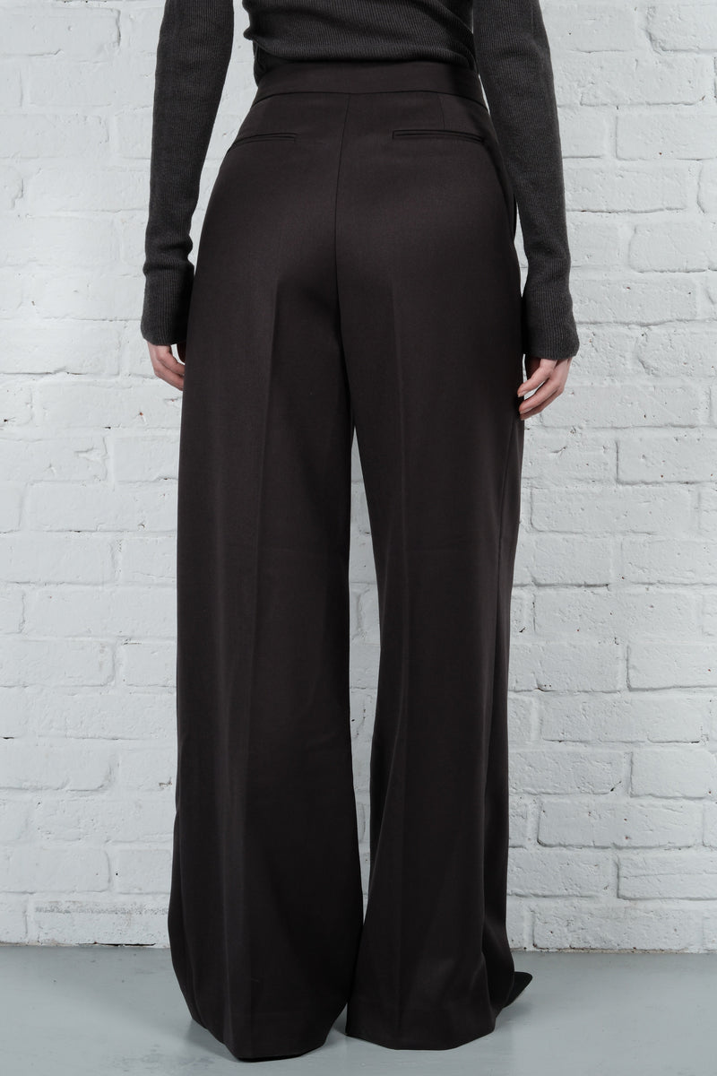 Wide Pleated Trousers