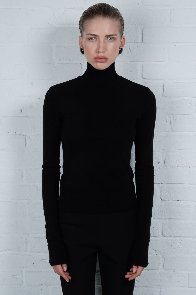 Open-Back Turtleneck Top - AFTERHOURS
