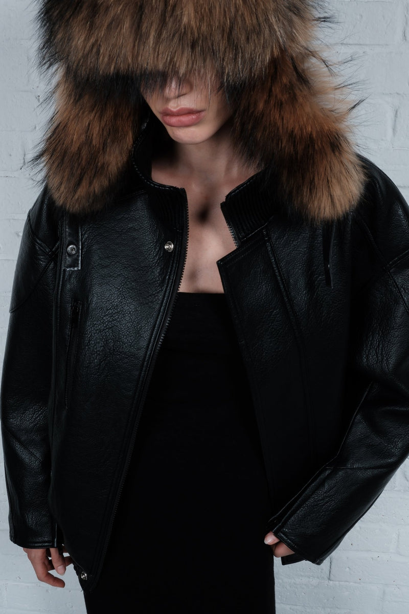 Oversized Rider Jacket - AFTERHOURS