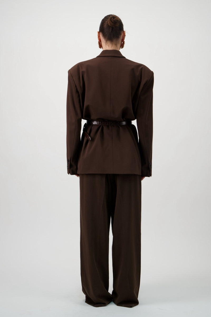 Oversized Tailored Suit Blazer - AFTERHOURS