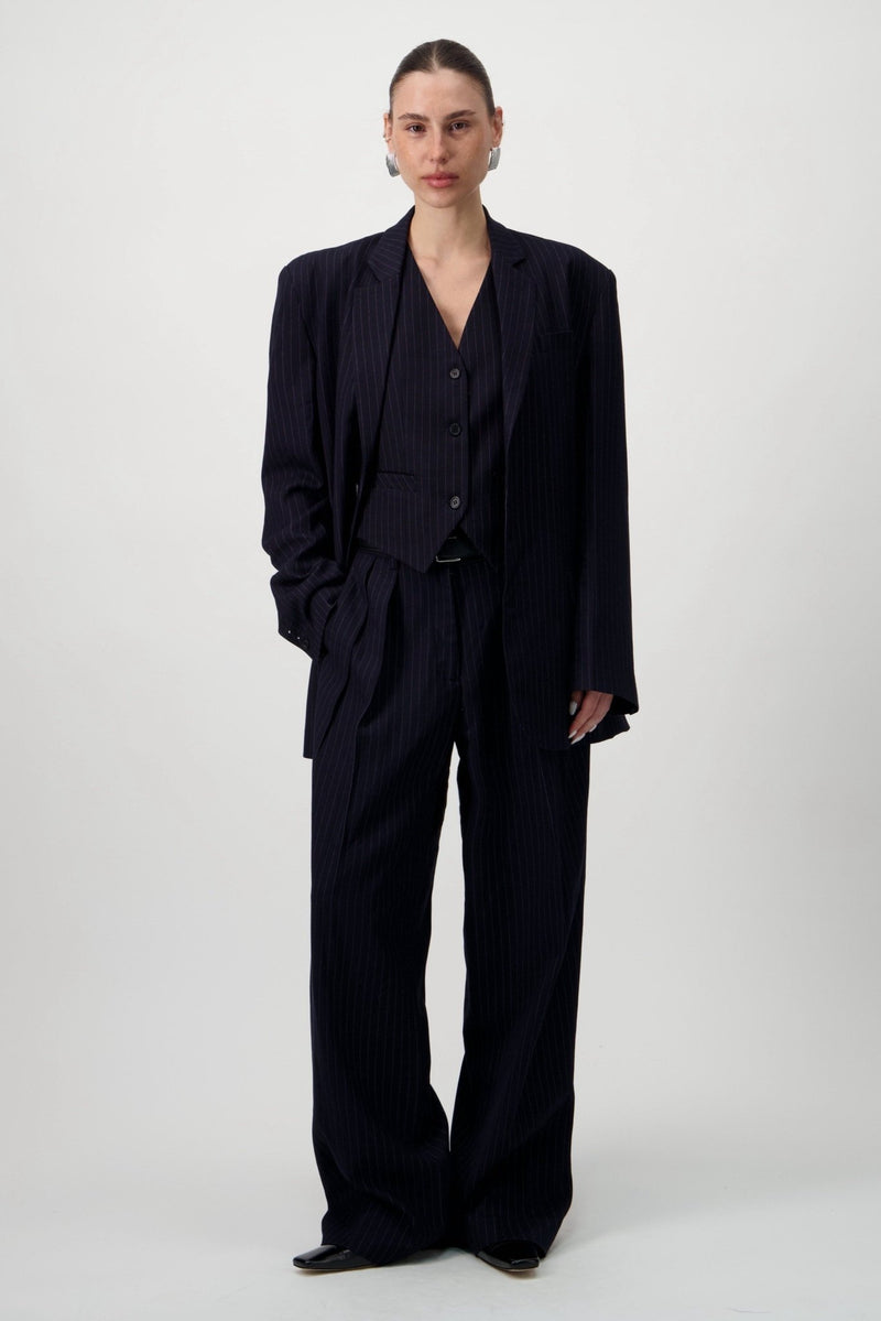 Oversized Tailored Suit Blazer - AFTERHOURS