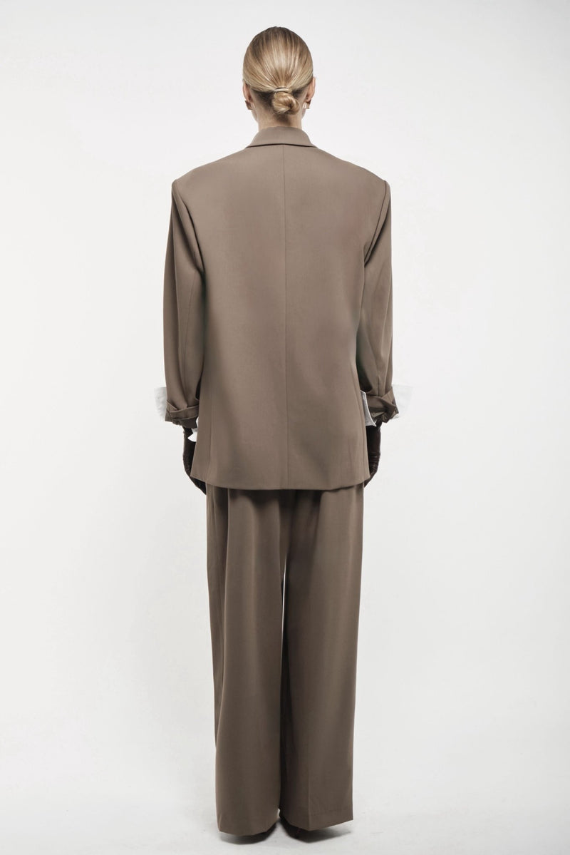 Oversized Tailored Suit Blazer - AFTERHOURS