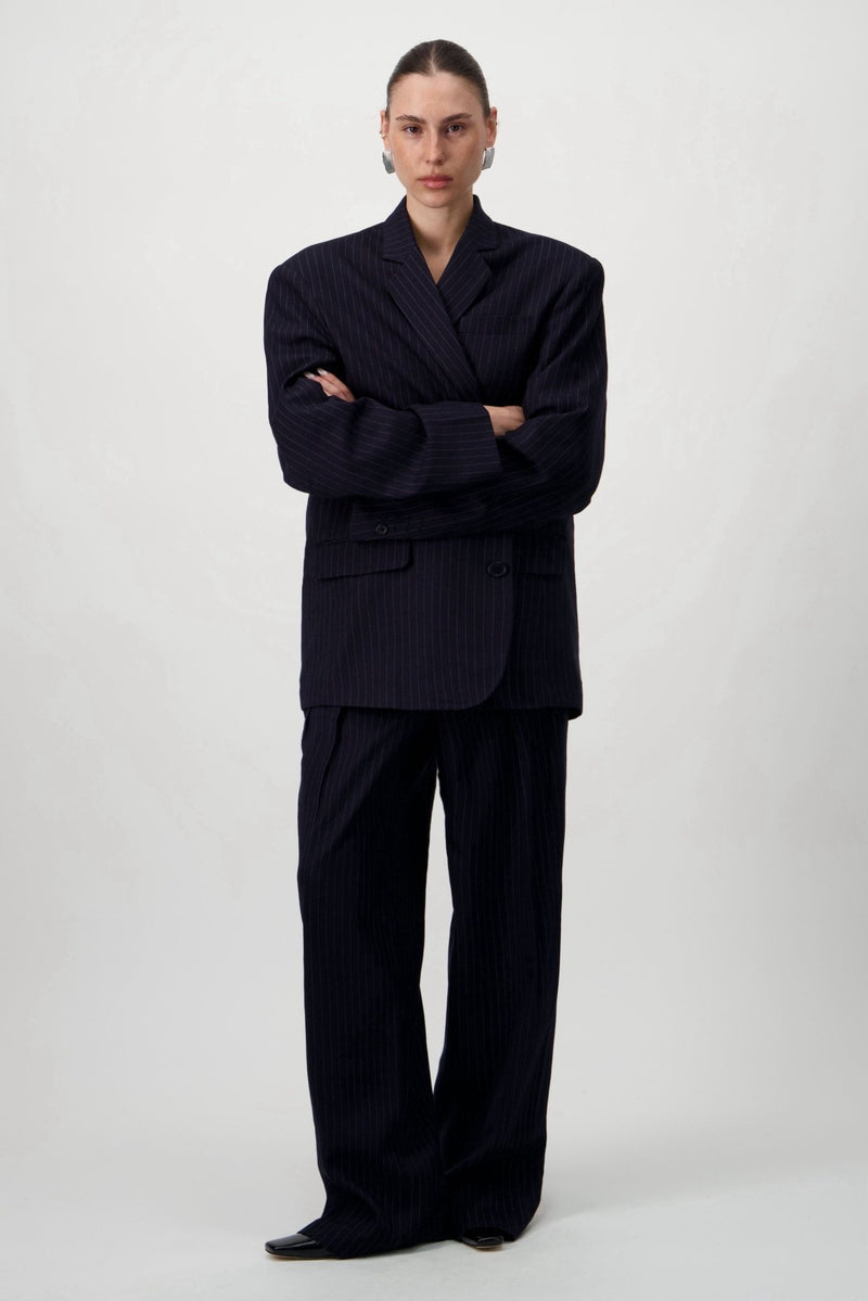 Oversized Tailored Suit Blazer - AFTERHOURS
