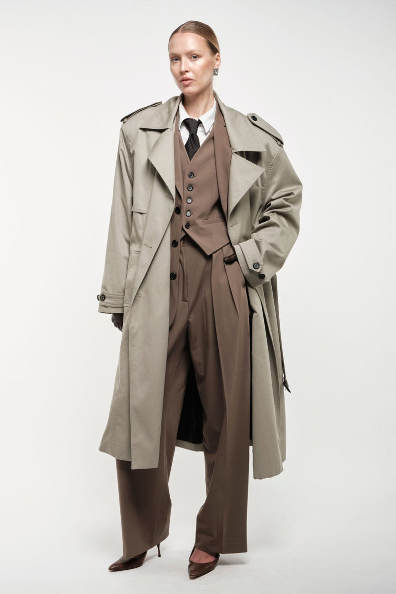 Oversized Trench Coat - AFTERHOURS