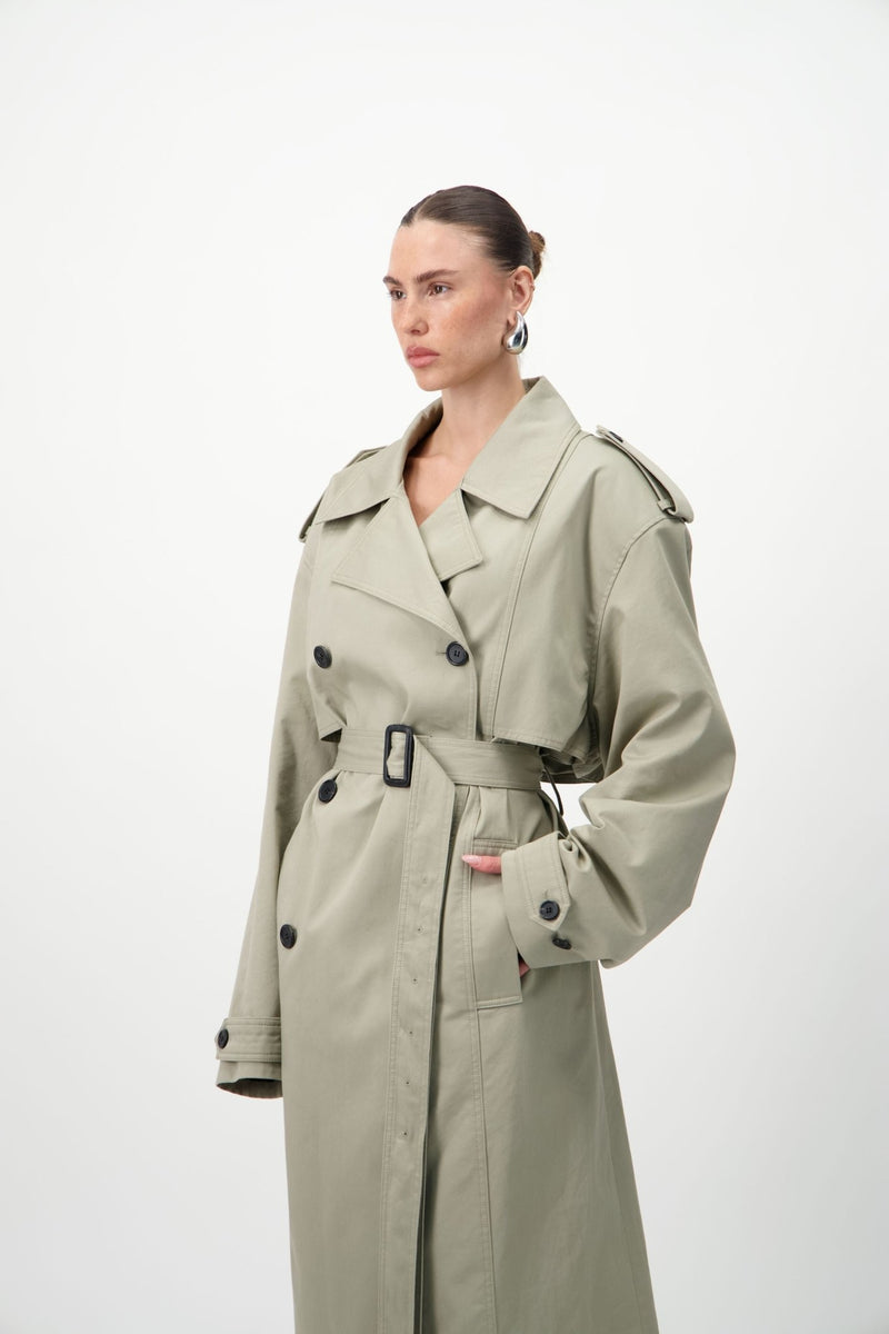 Oversized Trench Coat - AFTERHOURS