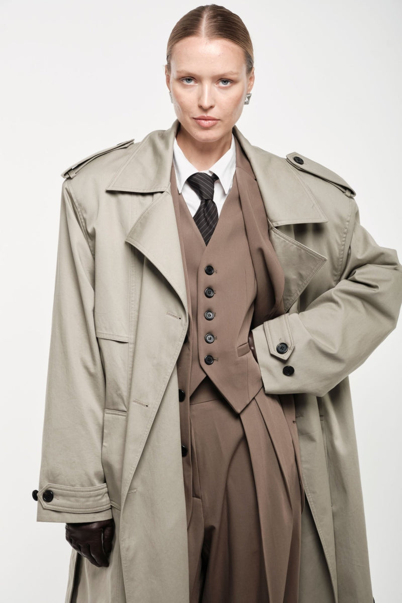 Oversized Trench Coat - AFTERHOURS