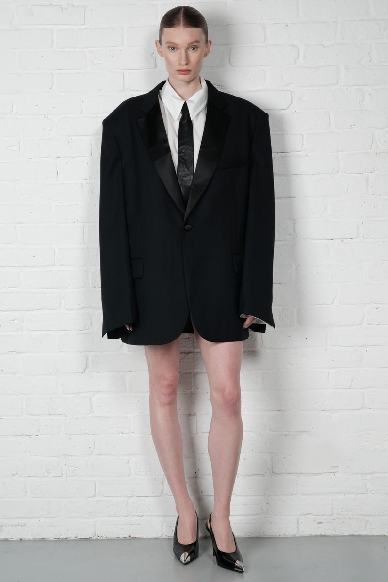 Oversized Tuxedo Blazer - AFTERHOURS