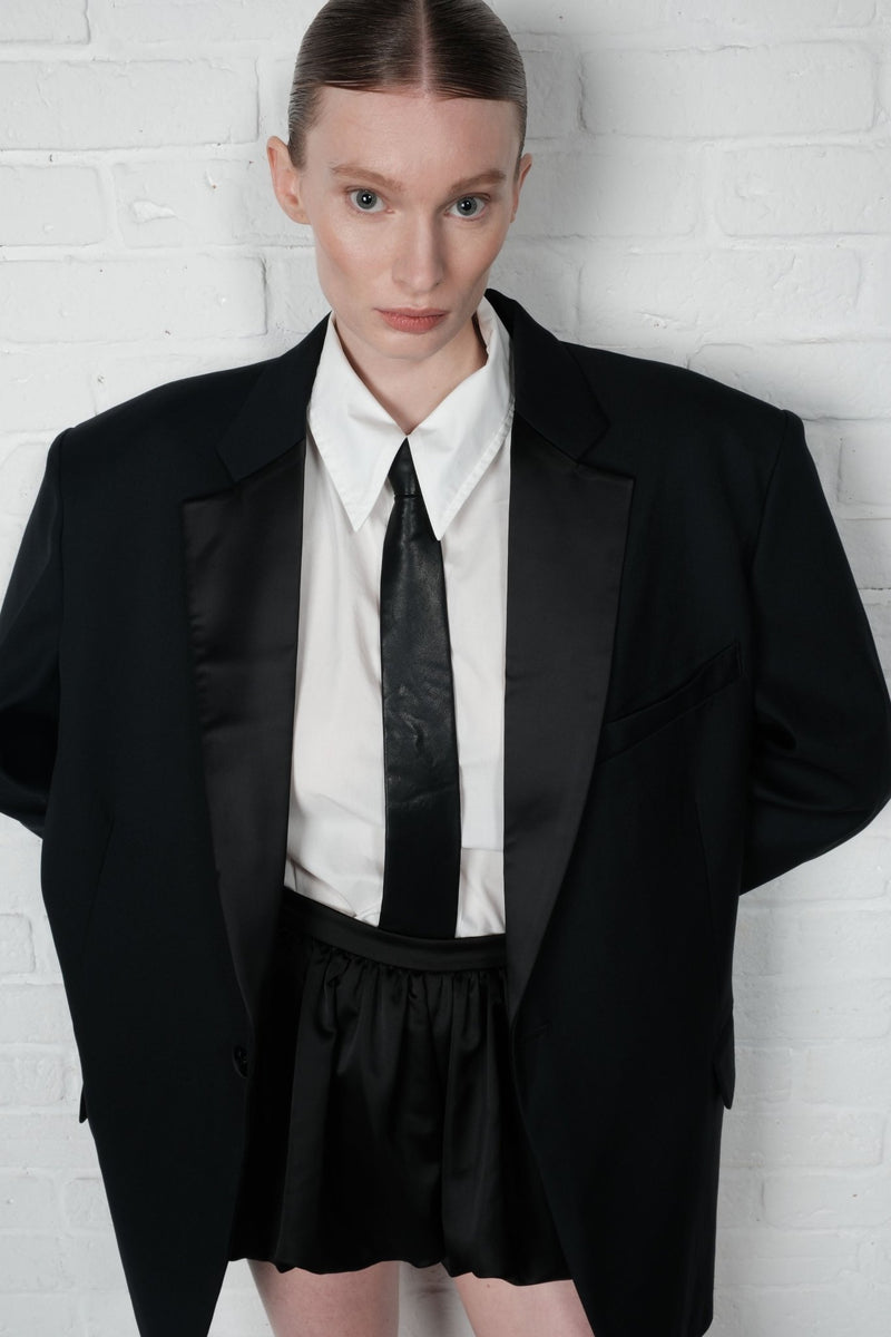 Oversized Tuxedo Blazer - AFTERHOURS