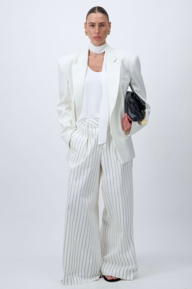 Pinstripe Summer Trousers - AFTERHOURS