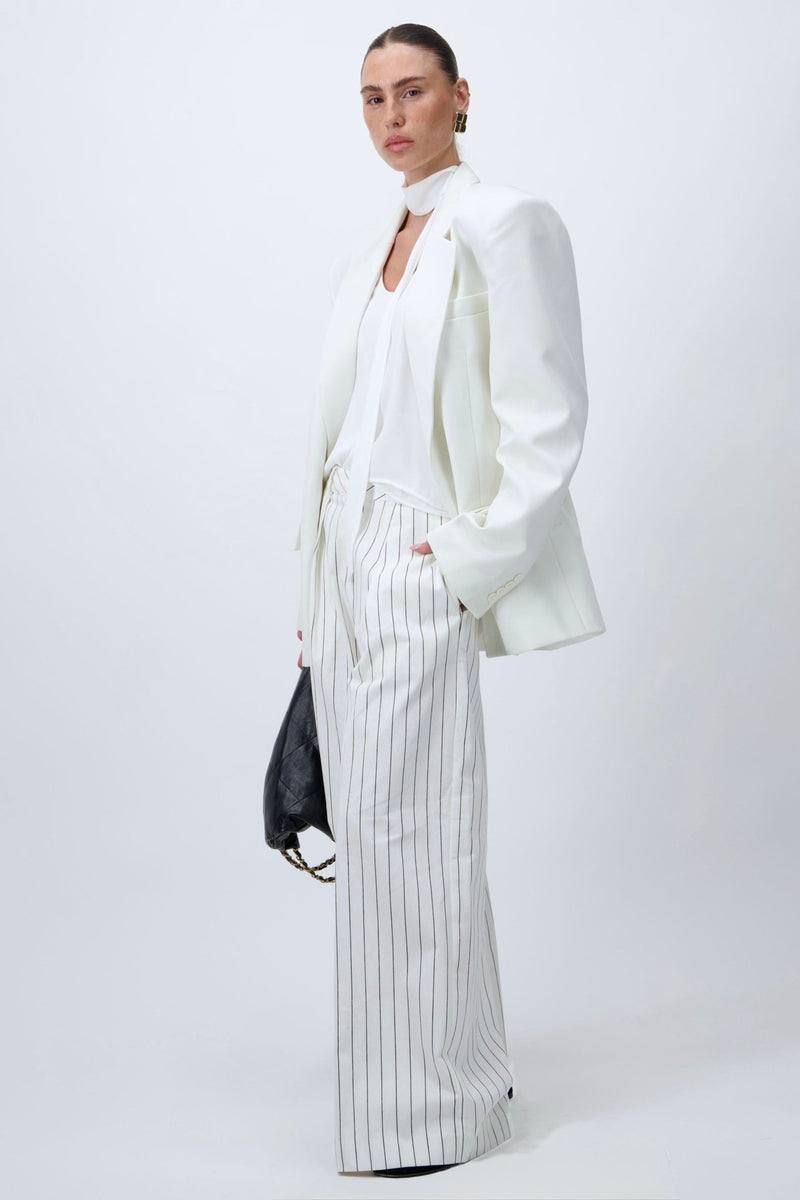 Pinstripe Summer Trousers - AFTERHOURS