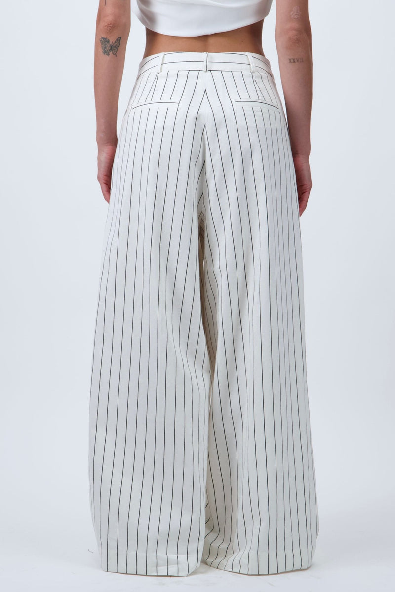 Pinstripe Summer Trousers - AFTERHOURS