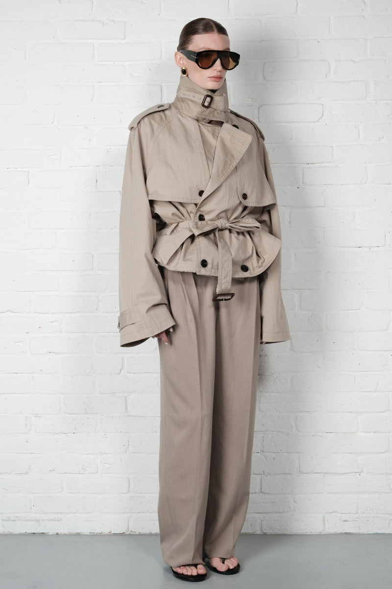 Pleated Suit Trousers - AFTERHOURS
