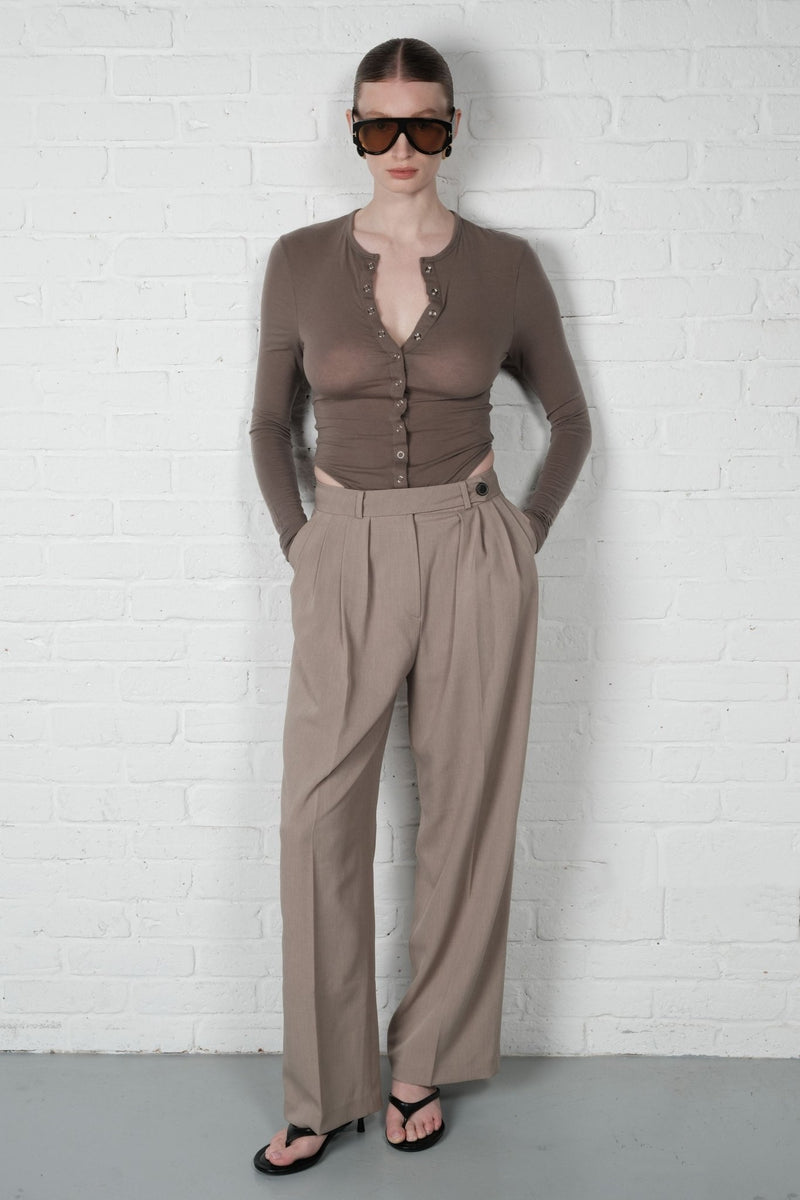 Pleated Suit Trousers - AFTERHOURS