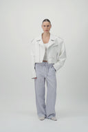 Faux Leather Biker Jacket