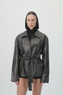 Relaxed Leather Jacket