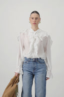 Fluid Ruffle Shirt