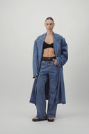 Oversized Denim Coat