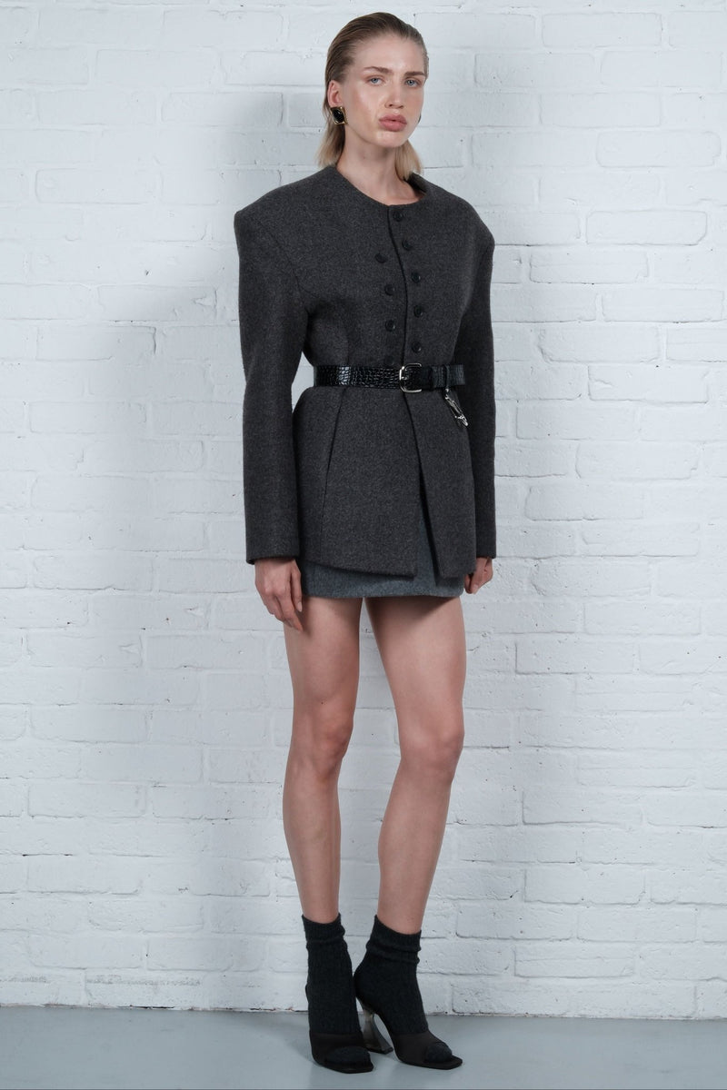 Sculpted Button Jacket - AFTERHOURS