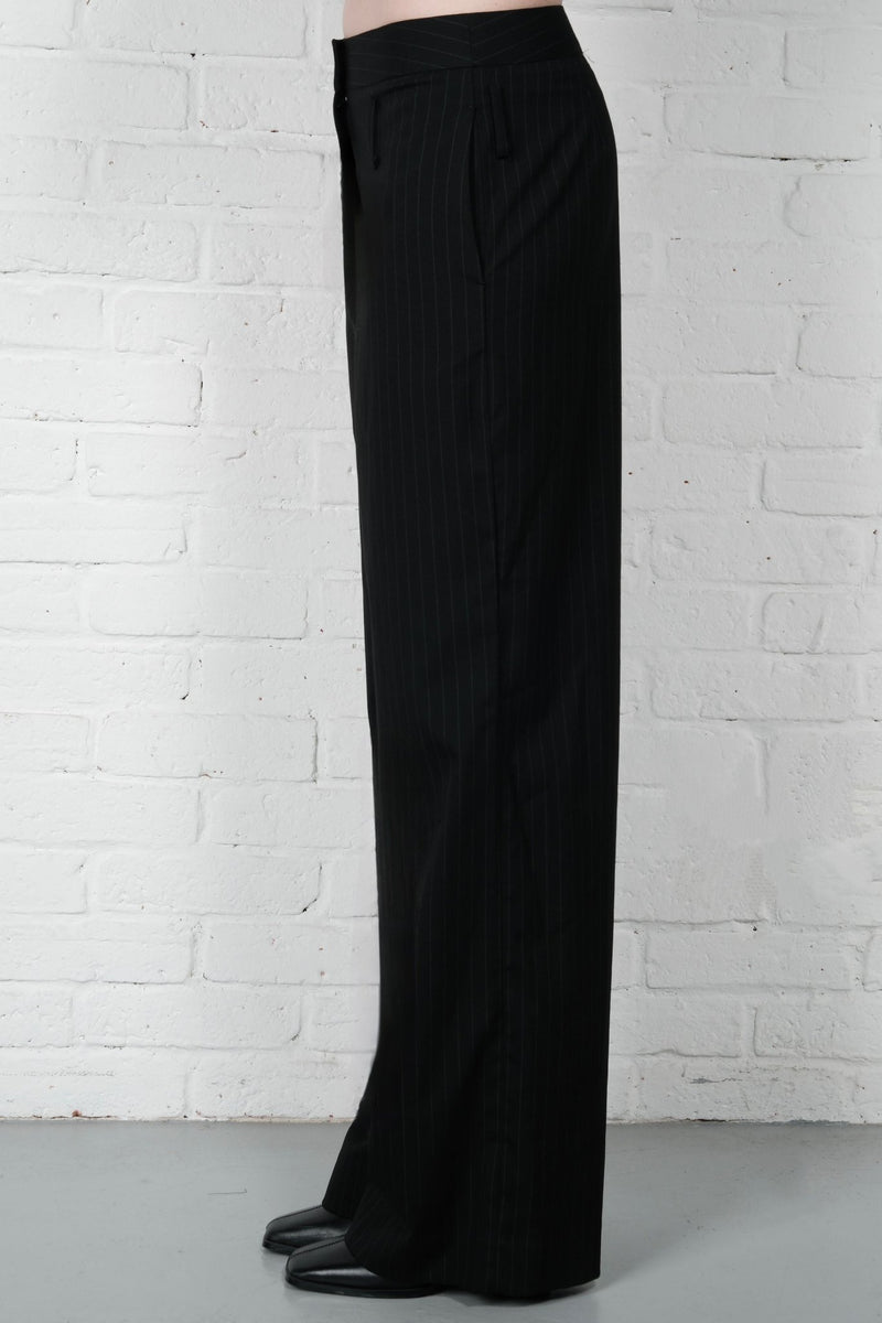 Straight-Leg Pinstripe Trousers - AFTERHOURS