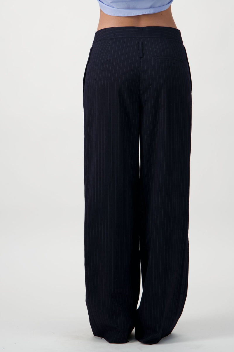 Straight-Leg Pinstripe Trousers - AFTERHOURS