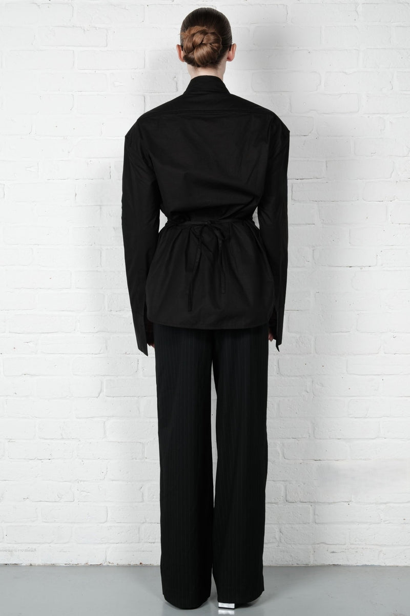 Straight-Leg Pinstripe Trousers - AFTERHOURS