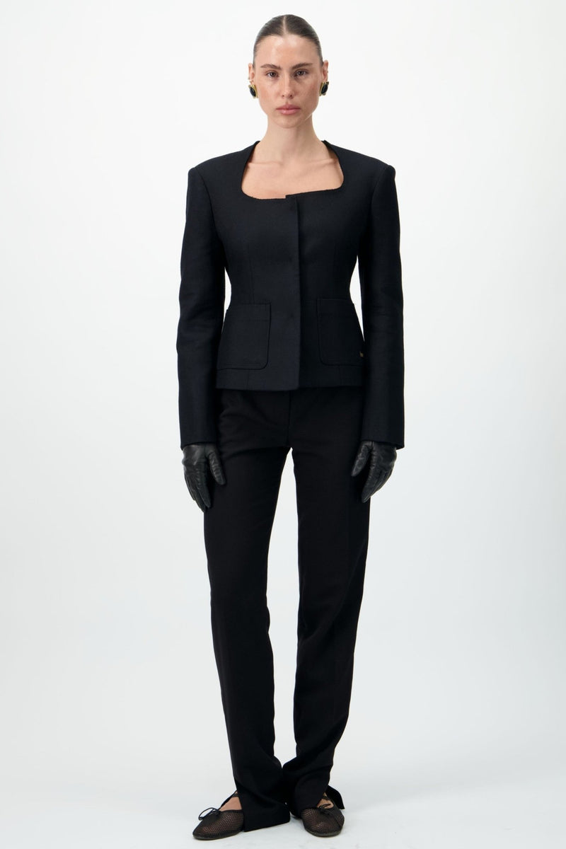 Structured Wool-Blend Jacket - AFTERHOURS