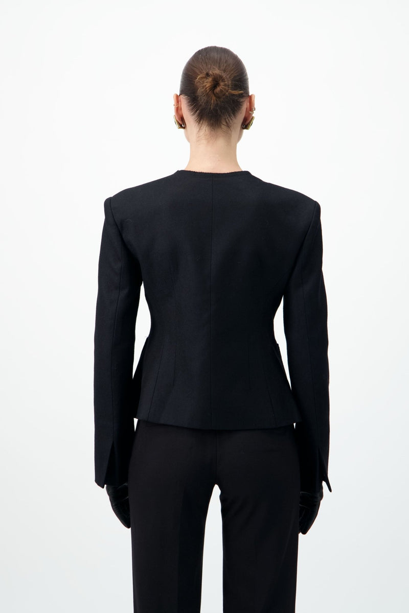 Structured Wool-Blend Jacket - AFTERHOURS