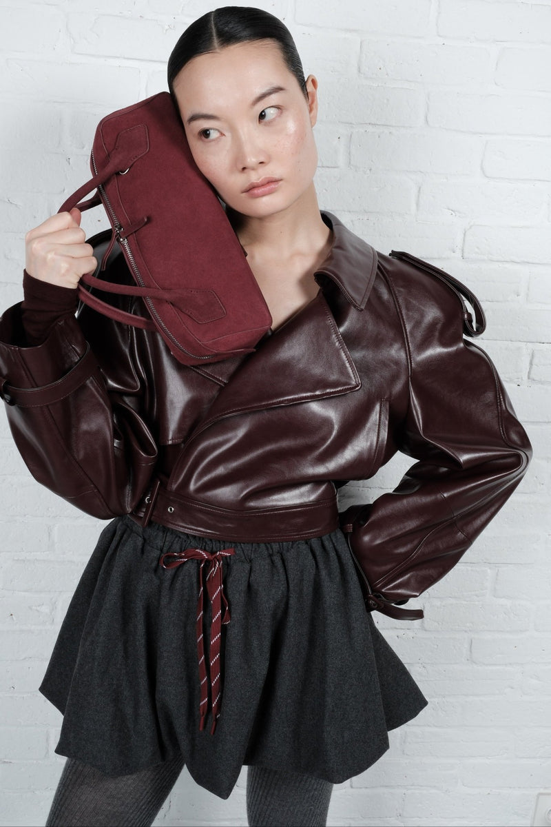 Suede Handbag - AFTERHOURS