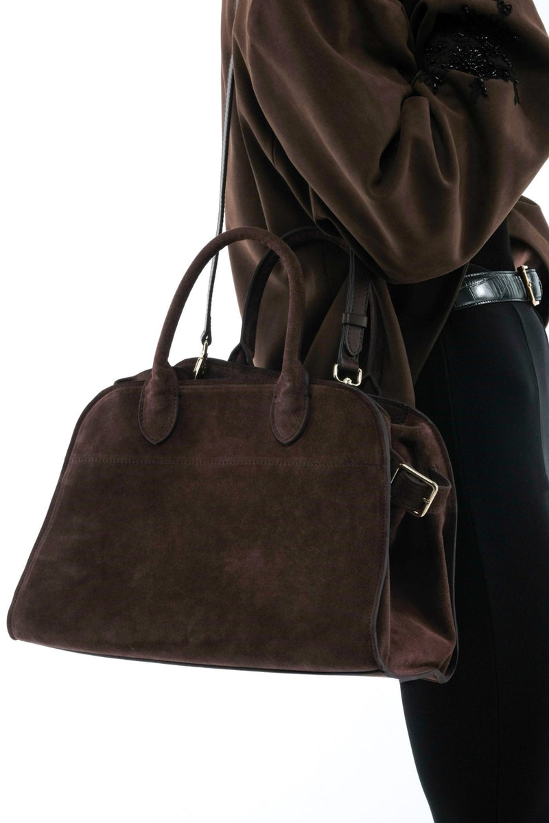 Suede Maxi Bag - AFTERHOURS