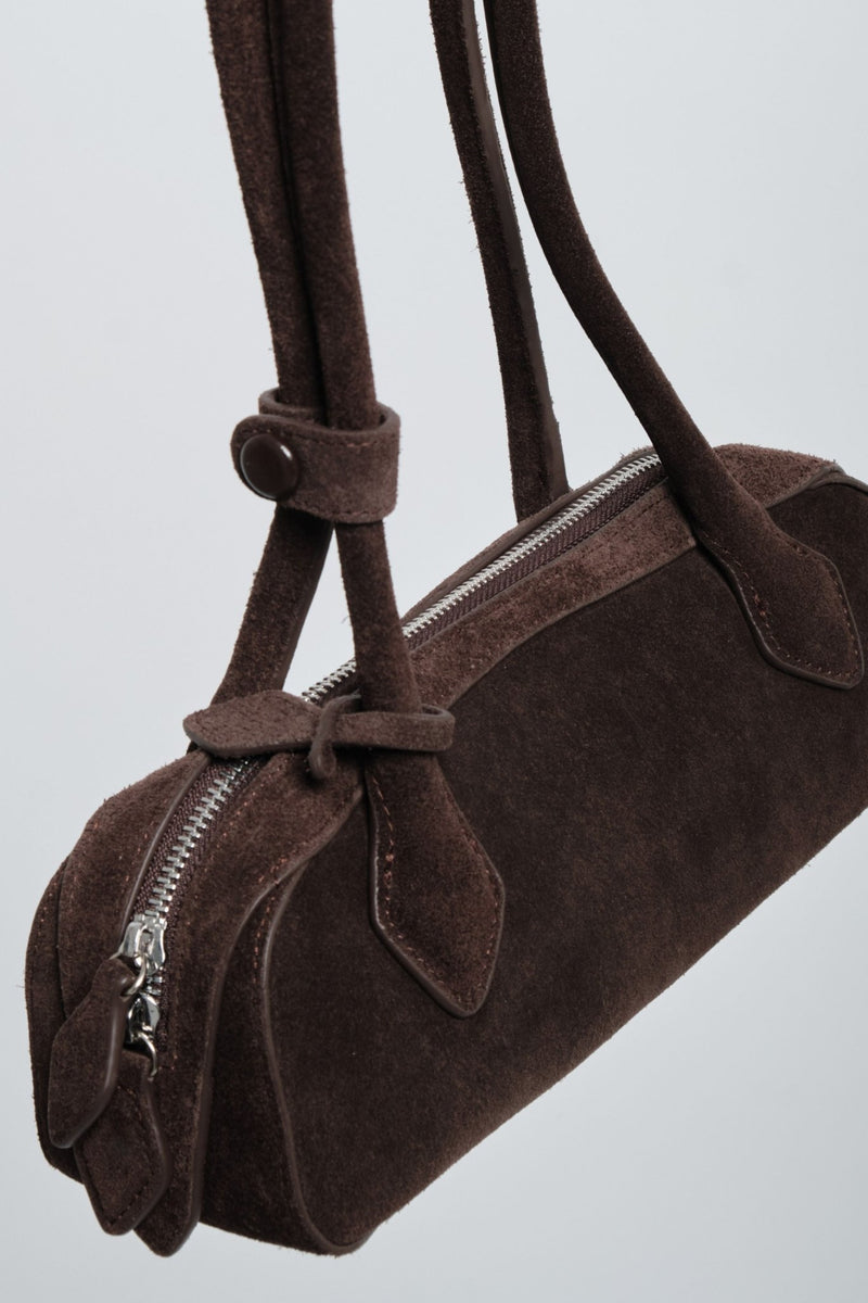 Suede Shoulder Bag - AFTERHOURS