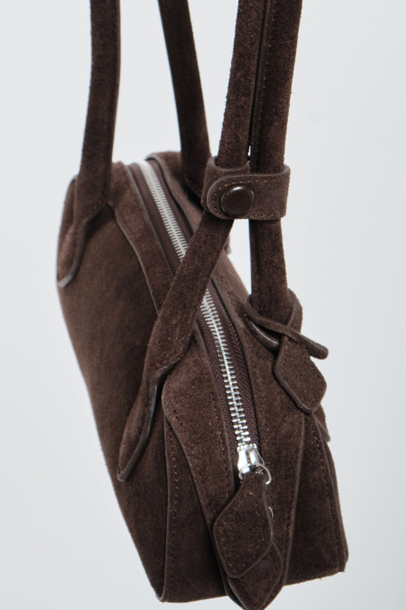 Suede Shoulder Bag - AFTERHOURS