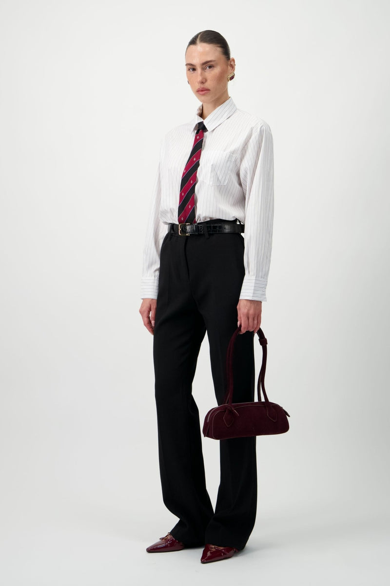 Suede Shoulder Bag - AFTERHOURS