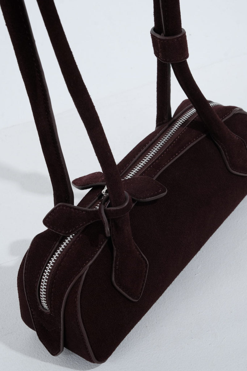 Suede Shoulder Bag - AFTERHOURS