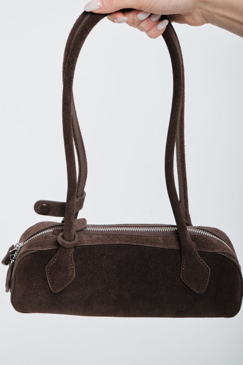Suede Shoulder Bag - AFTERHOURS