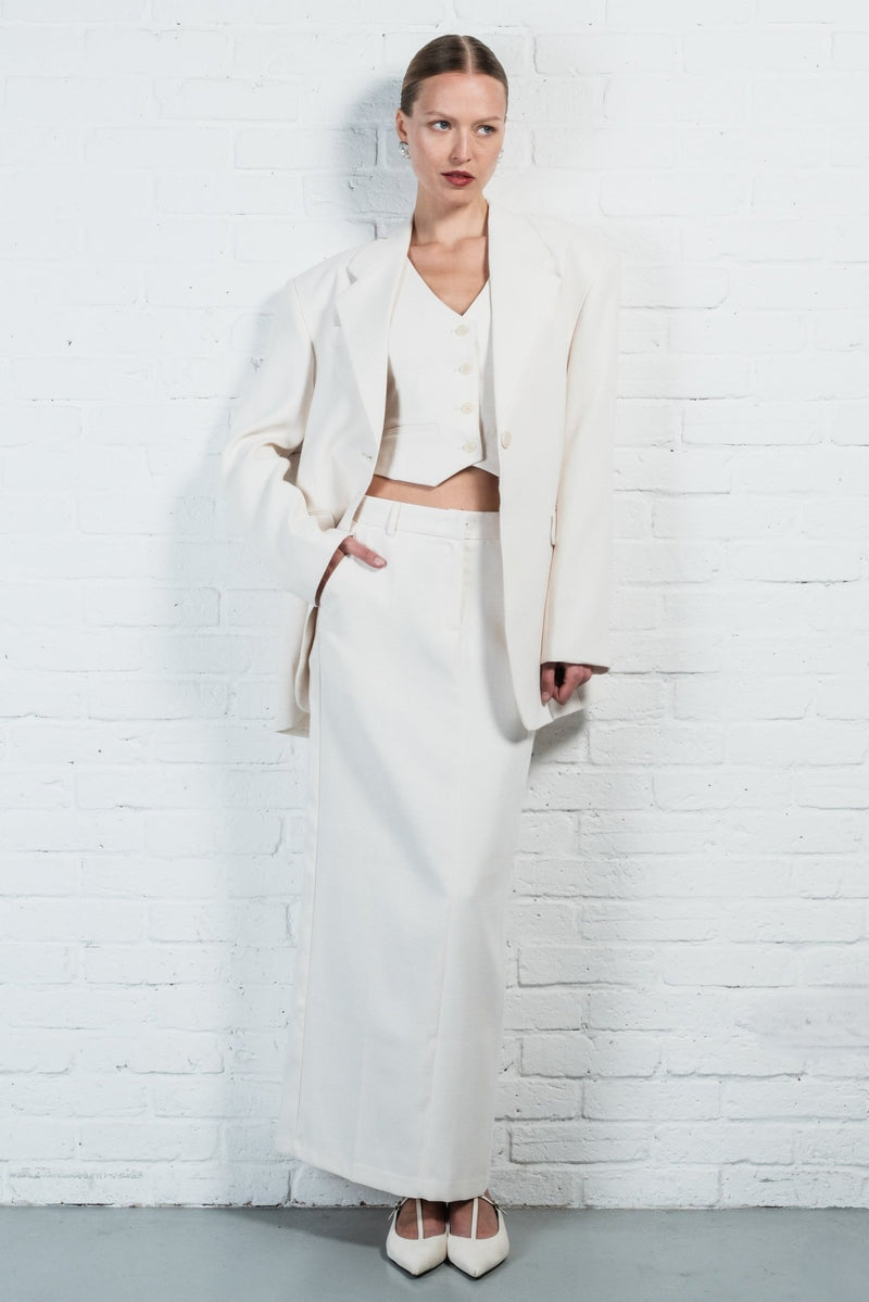 Tailored Linen Blazer - AFTERHOURS