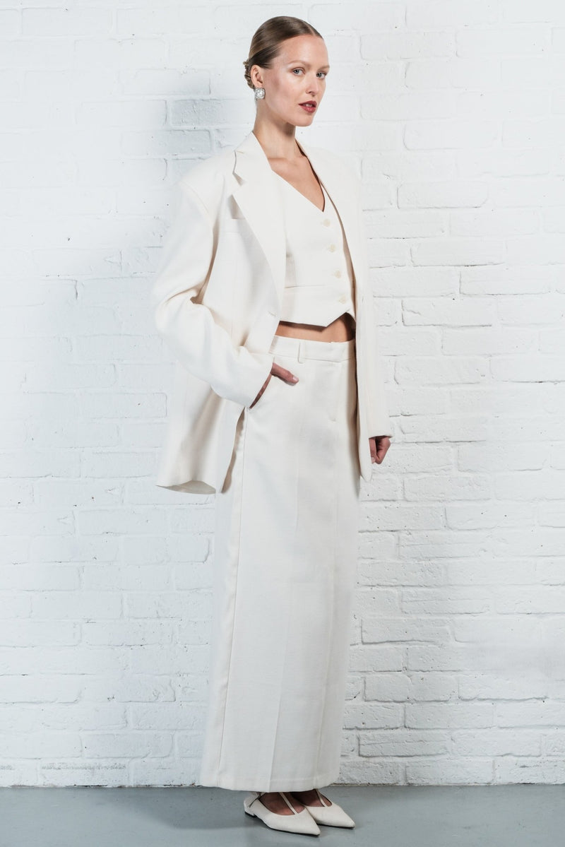 Tailored Linen Blazer - AFTERHOURS