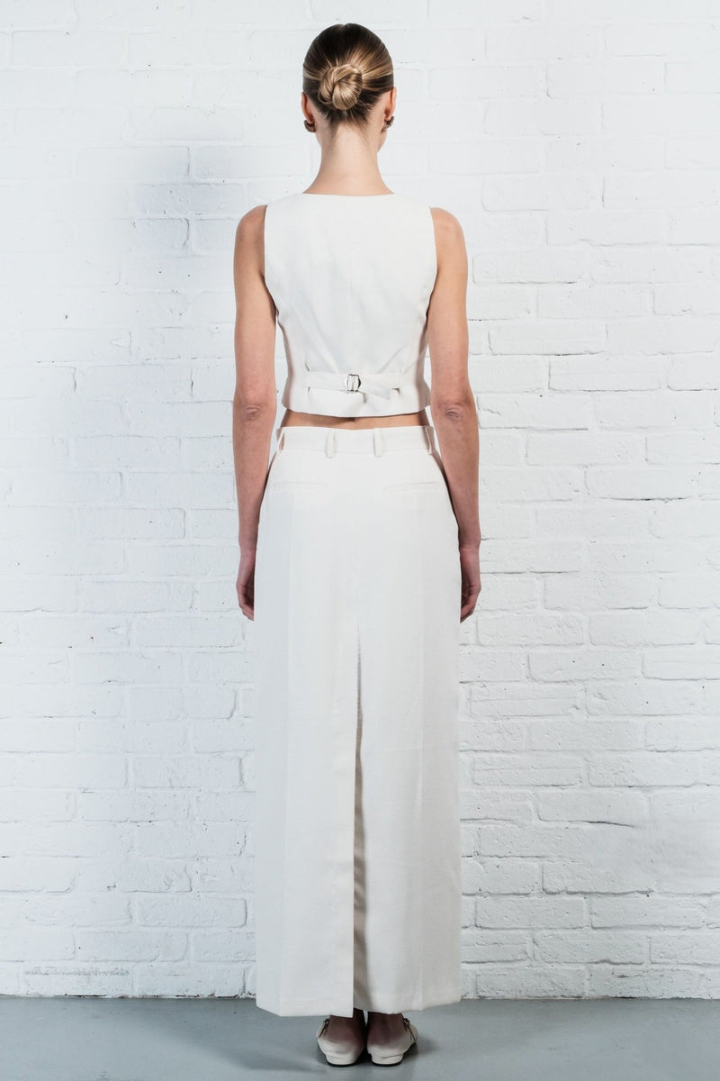 Tailored Linen Pencil Skirt - AFTERHOURS
