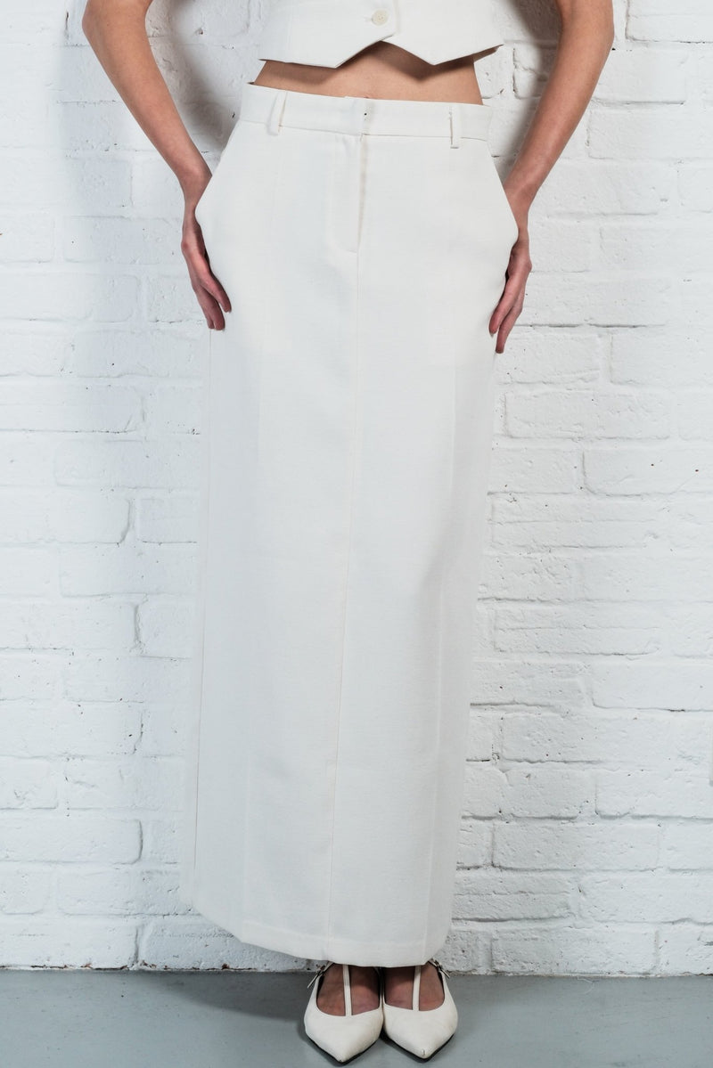 Tailored Linen Pencil Skirt - AFTERHOURS