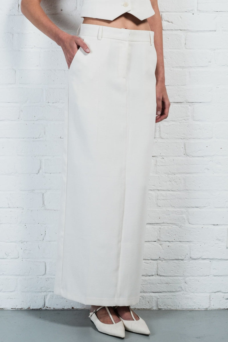 Tailored Linen Pencil Skirt - AFTERHOURS