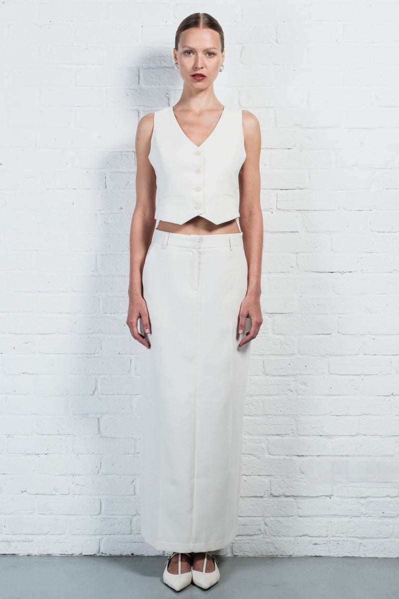 Tailored Linen Pencil Skirt - AFTERHOURS