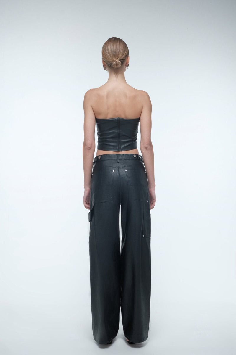 Vegan Leather Trousers - AFTERHOURS