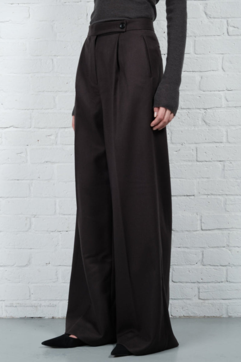Wide Pleated Trousers - AFTERHOURS