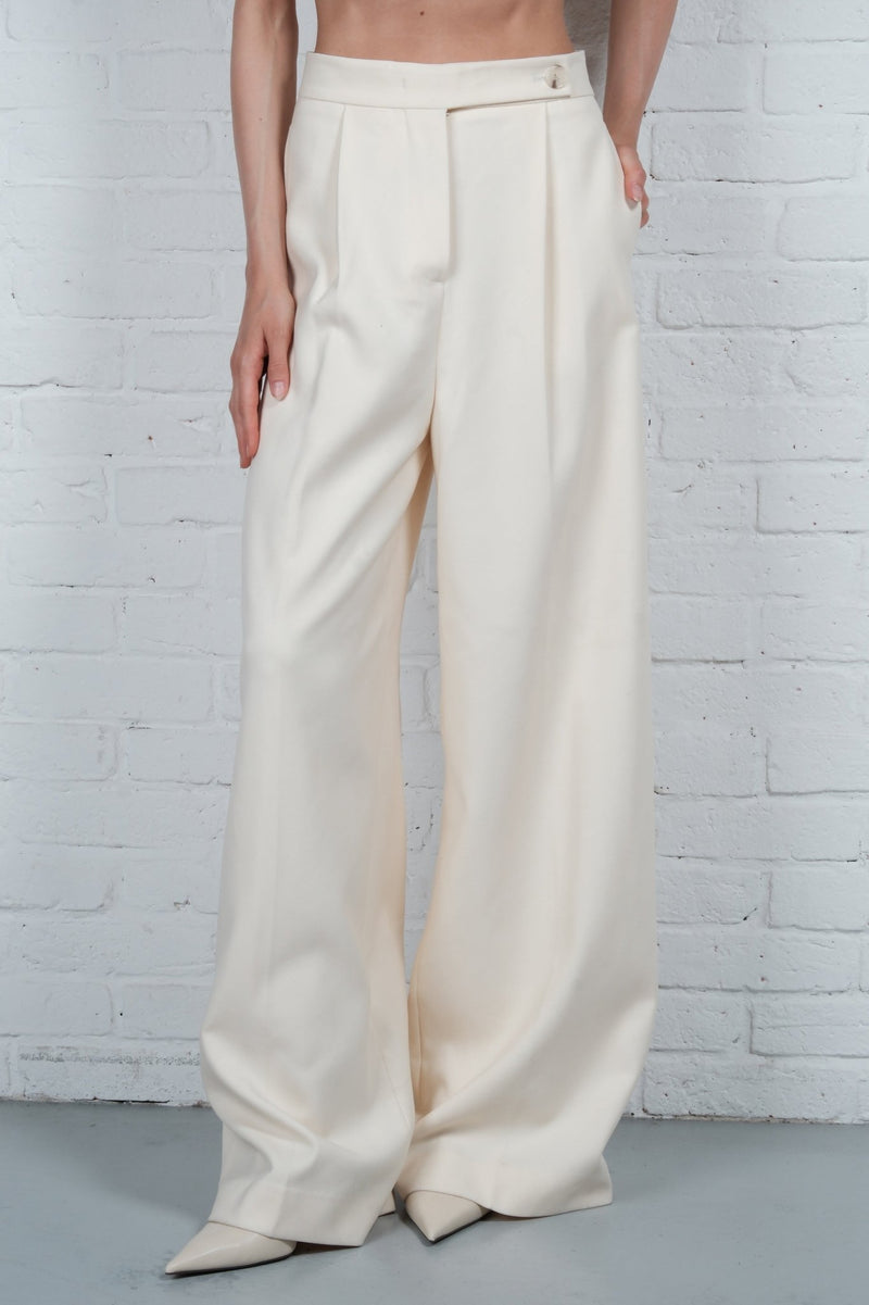 Wide Pleated Trousers - AFTERHOURS