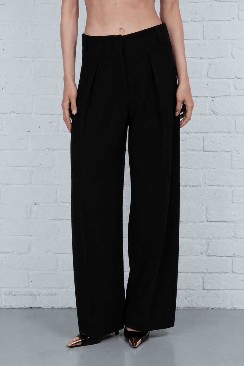 Wool Oval-Leg Trousers - AFTERHOURS