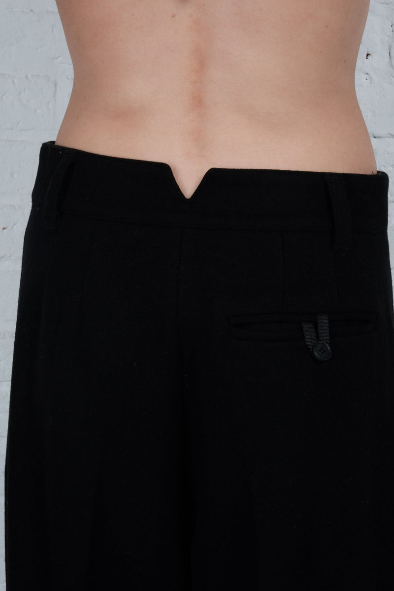 Wool Oval-Leg Trousers - AFTERHOURS
