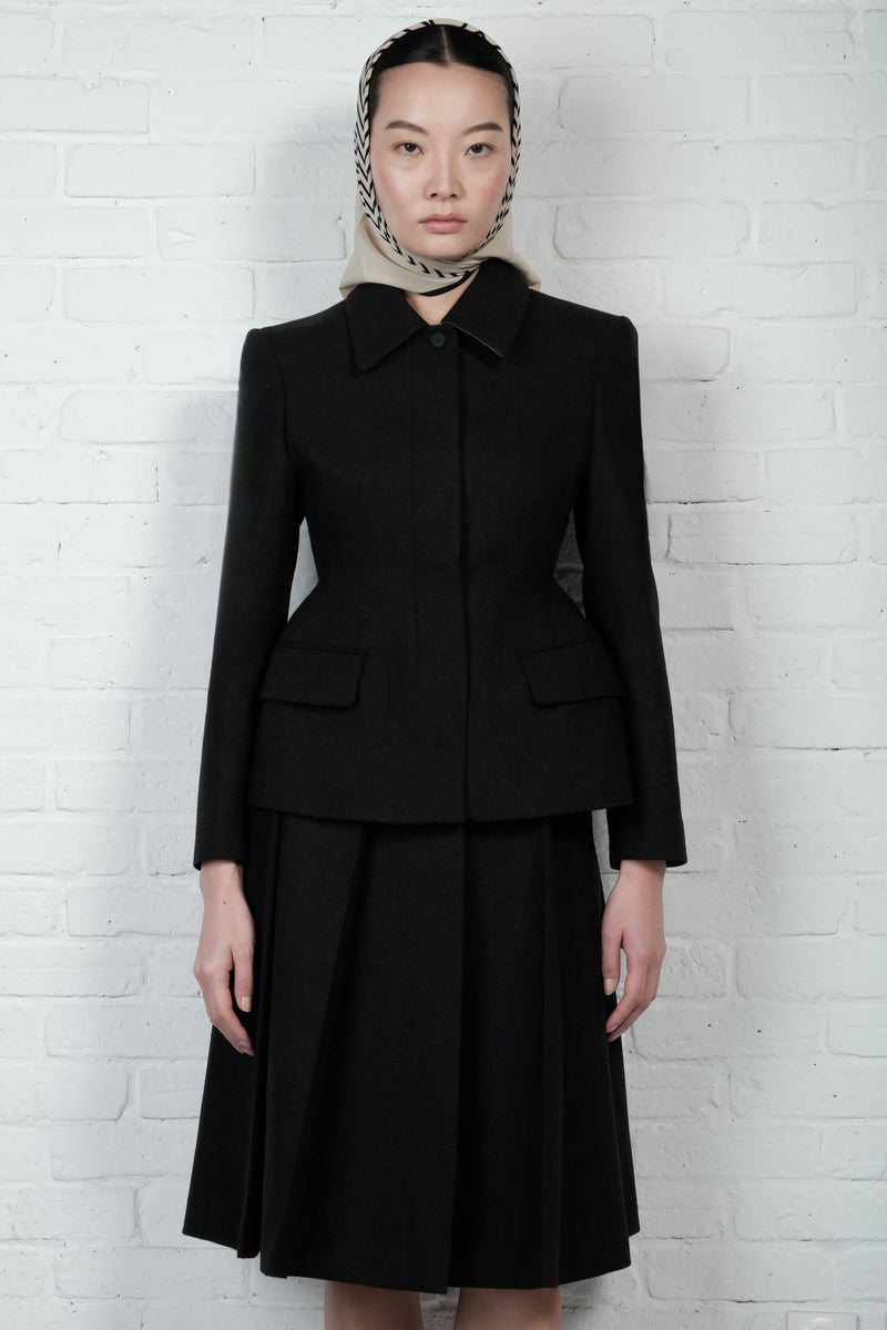 Wool pleated skirt - AFTERHOURS