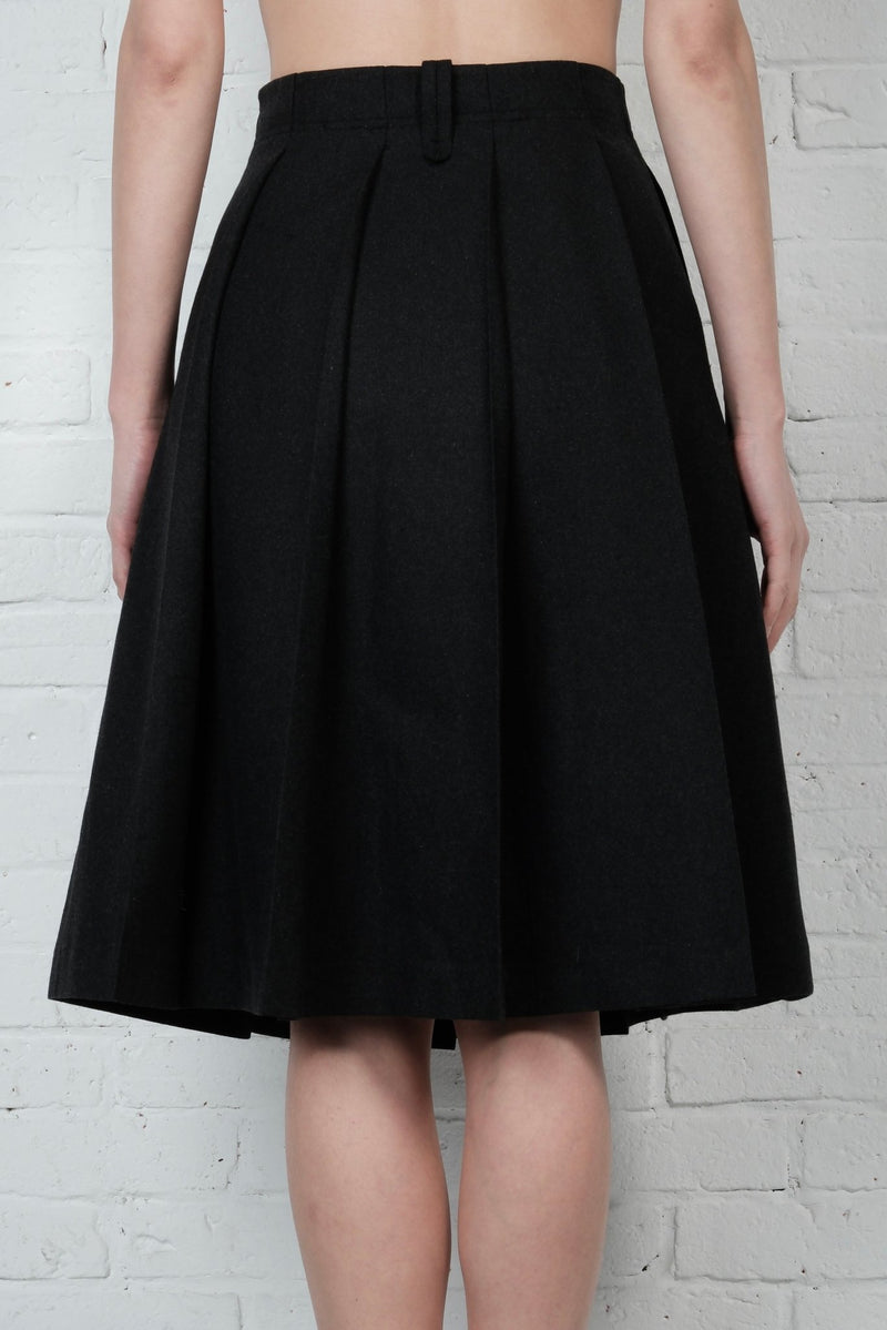 Wool pleated skirt - AFTERHOURS