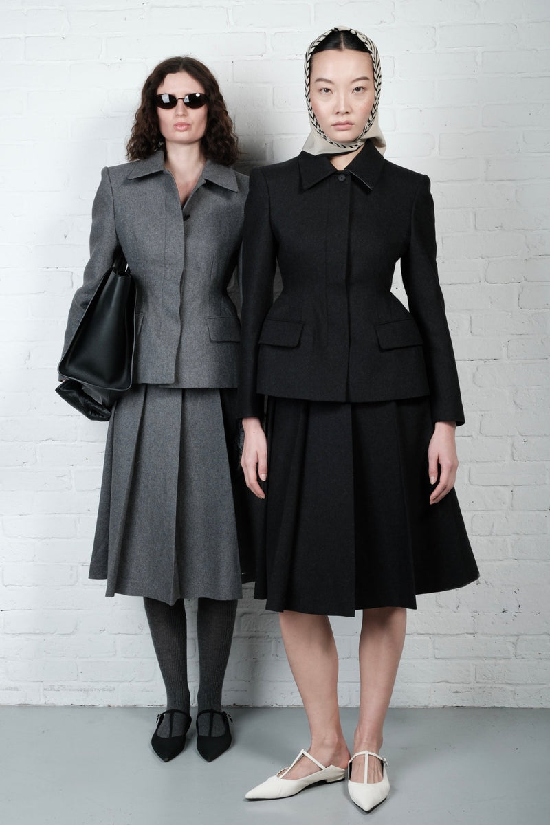 Wool pleated skirt - AFTERHOURS