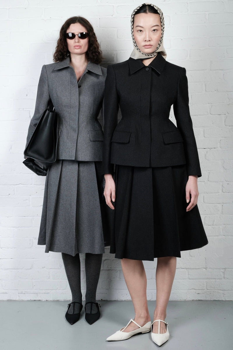 Wool pleated skirt - AFTERHOURS