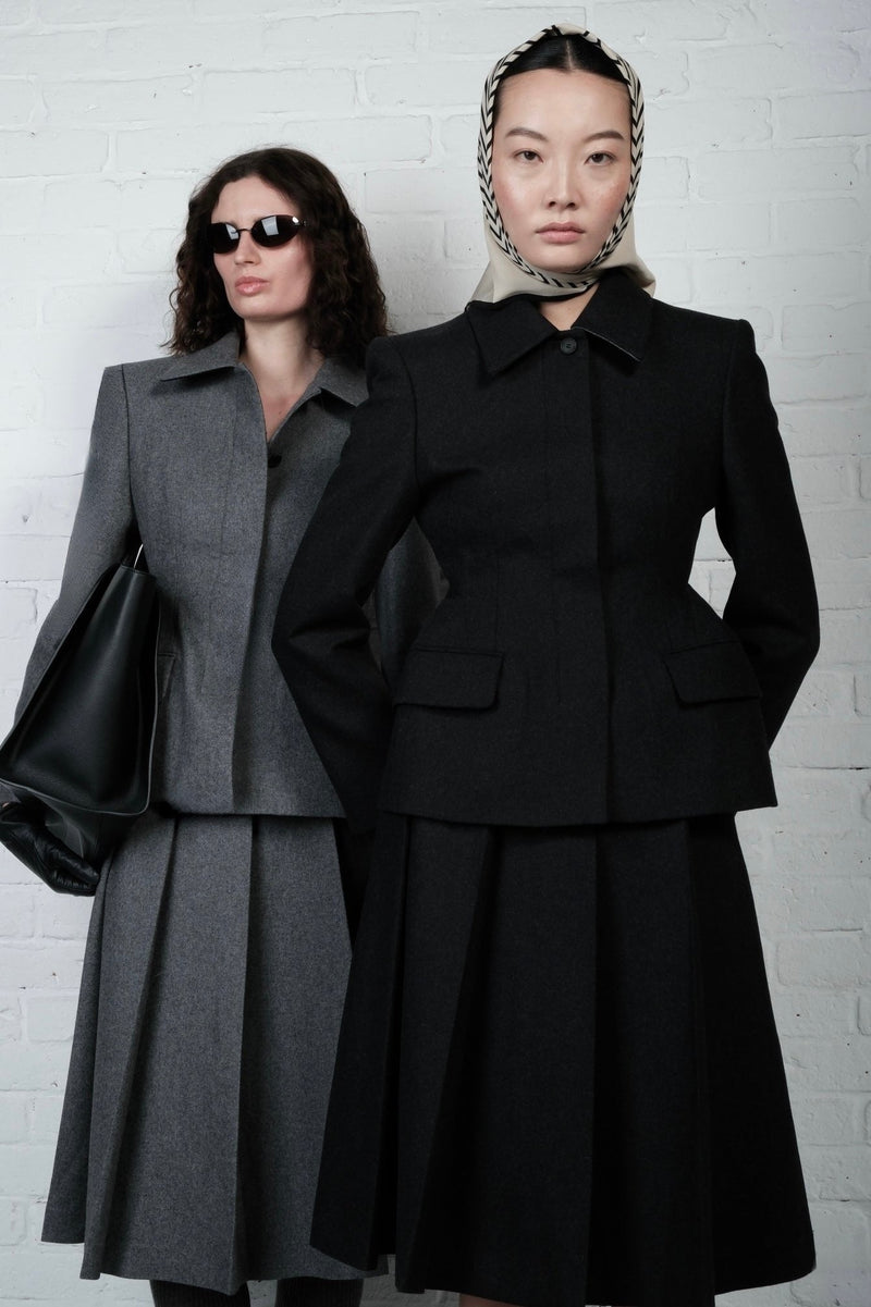 Wool pleated skirt - AFTERHOURS